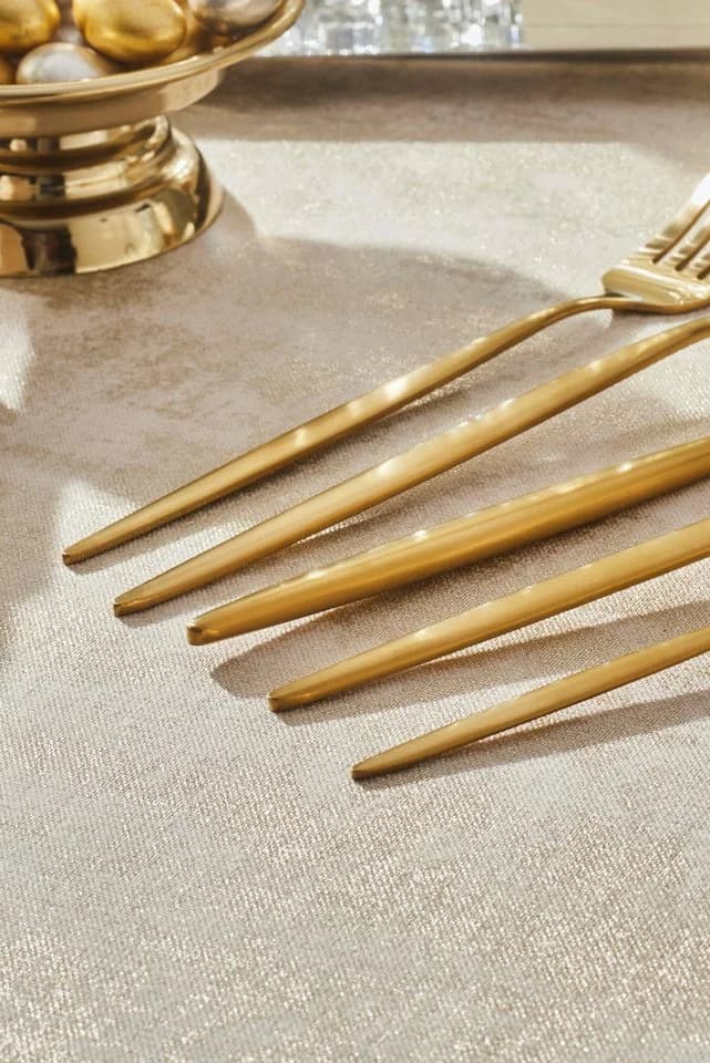 Karaca Lizbon Matte Gold Besteckset 30-teilig für 6 Personen - Bild 3
