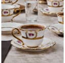 Karaca Royal Bone Elizabeth Kaffeeservice 12-tlg. Bone Porzellan Gold Bild 1