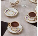 Karaca Royal Bone Elizabeth Kaffeeservice 12-tlg. Bone Porzellan Gold Bild 3