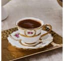 Karaca Royal Bone Elizabeth Kaffeeservice 12-tlg. Bone Porzellan Gold Bild 4