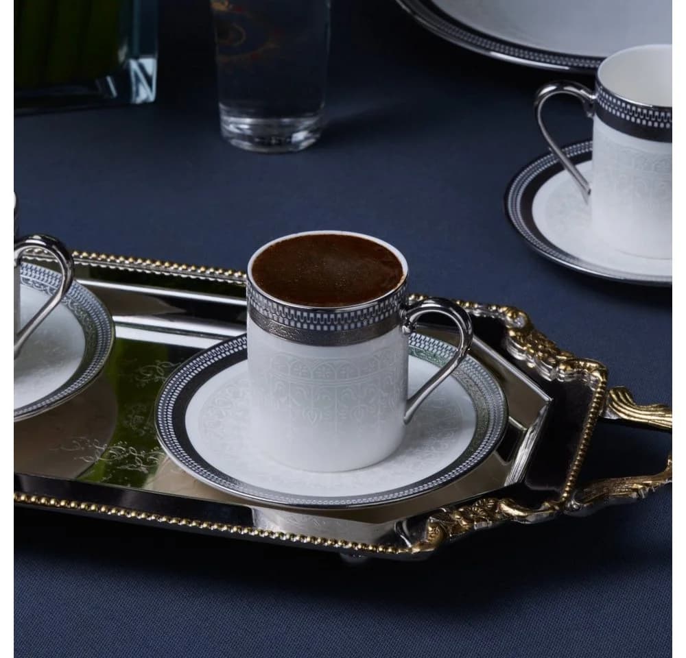 Karaca Kaffeeservice Royal Bone Kate 12-tlg. Bone Porzellan - Bild 3