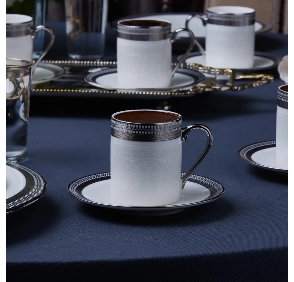 Karaca Kaffeeservice Royal Bone Kate 12-tlg. Bone Porzellan - Bild 5