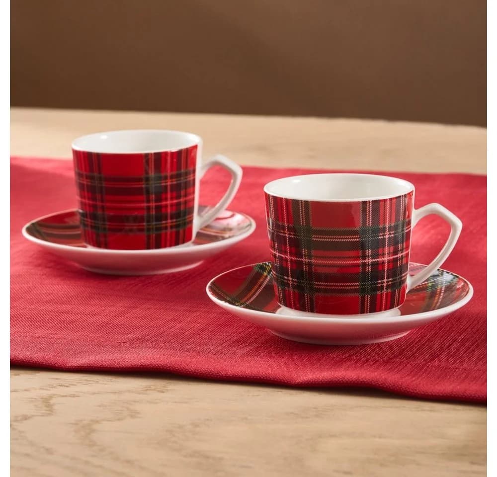 Karaca Ekose V2 Kaffeetassen-Set 2 Personen 80 ml - Bild 2