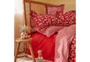 Karaca Home Carlo Doppel Bettbezug Set 100% Baumwolle Rot Bild 3