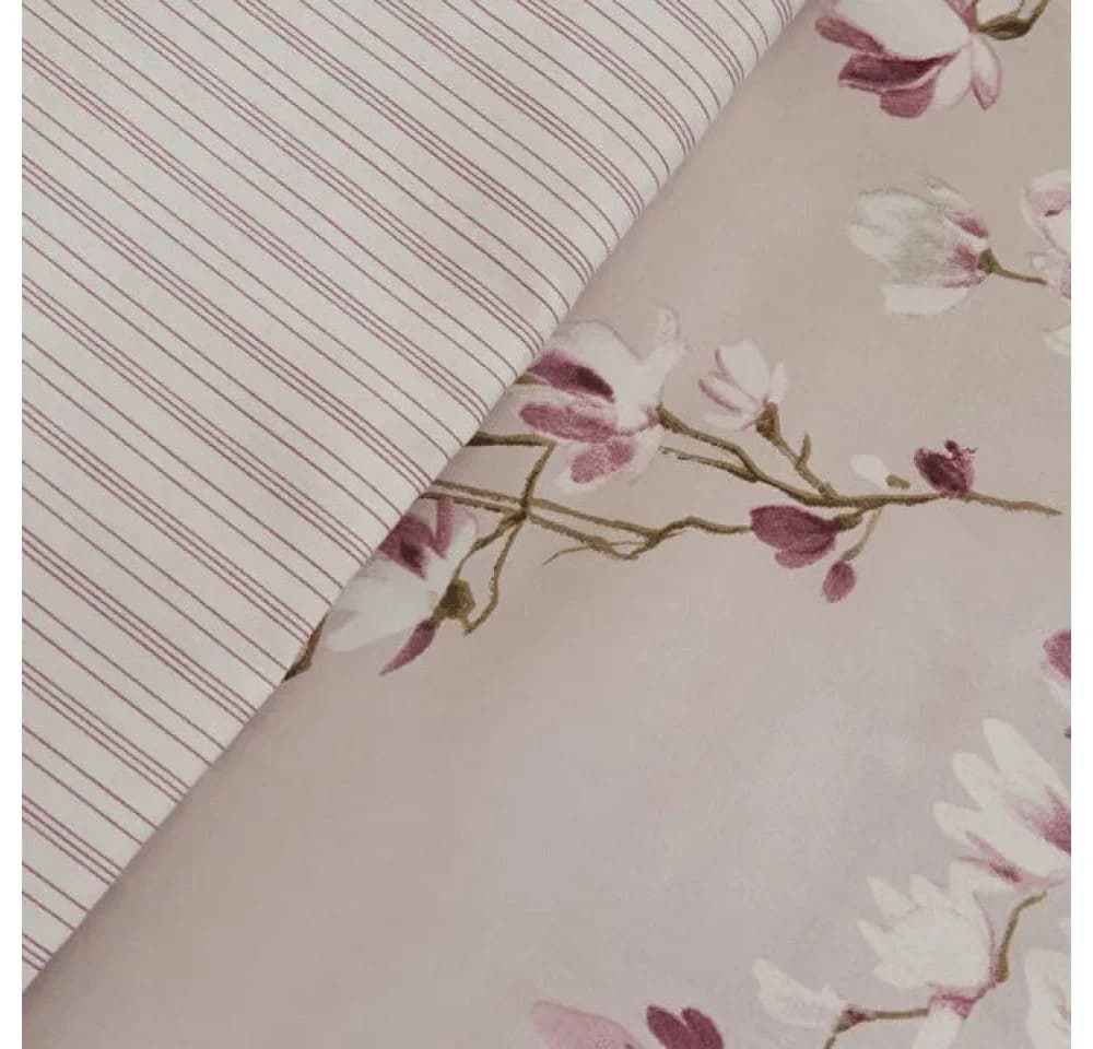 Karaca Pesla Bettwäsche-Set Rosa 100% Baumwoll-Satin Doppelbett - Bild 4