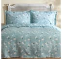 Karaca Daisy Bettwäsche-Set 100% Baumwolle Mintgrün Doppelbett Bild 2