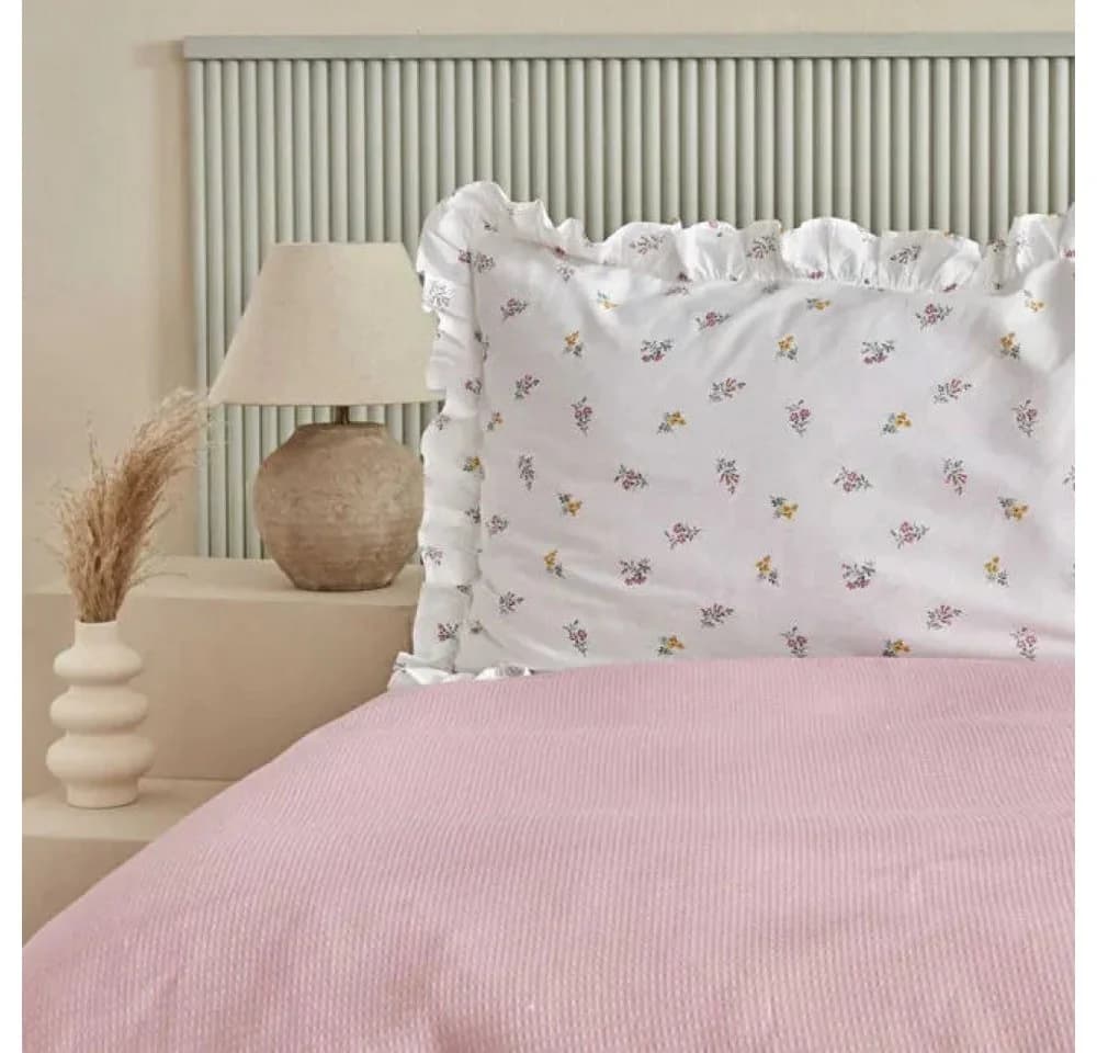 Karaca Lidya Bettwäsche-Set 100 % Baumwolle Einzelbett Rosa - Bild 3