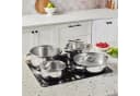 Karaca 3 Ply Culinara 8-teiliges Kochgeschirr-Set Edelstahl Silber Bild 2