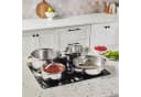 Karaca 3 Ply Culinara 8-teiliges Kochgeschirr-Set Edelstahl Silber Bild 3