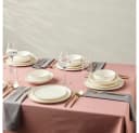 Karaca Stream Bone Meridian Tafelservice 24-tlg Bone China Weiß Bild 1