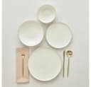 Karaca Stream Bone Meridian Tafelservice 24-tlg Bone China Weiß Bild 3