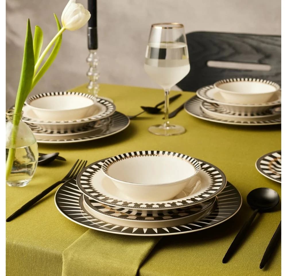 Karaca Elegance Bone Helsinki 24-teiliges Geschirr-Set für 6 Personen - Bild 4
