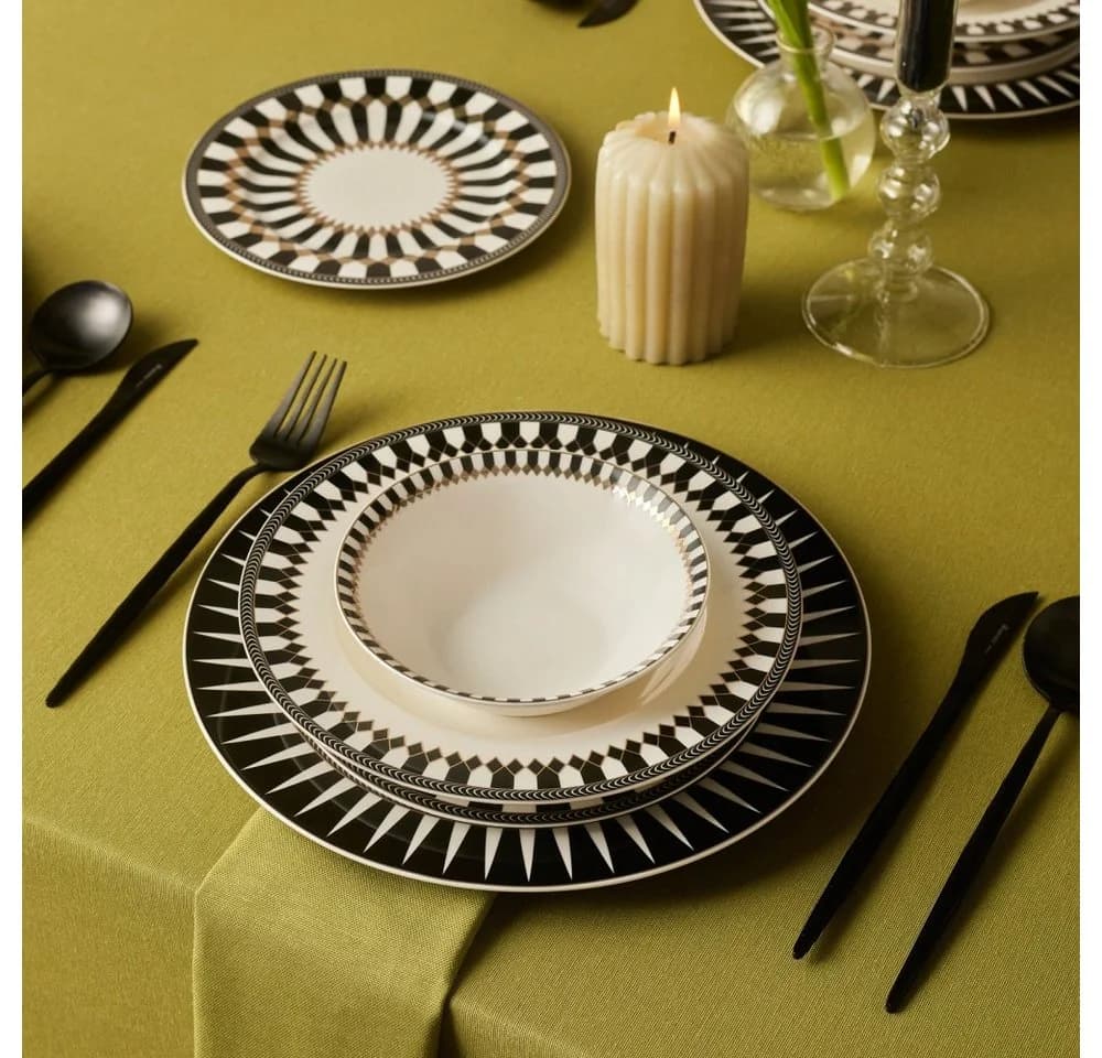 Karaca Elegance Bone Helsinki 24-teiliges Geschirr-Set für 6 Personen - Bild 5