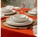 Karaca Stream Pumpkin Bone China Tafelservice 24-tlg. Weiß Bild 4