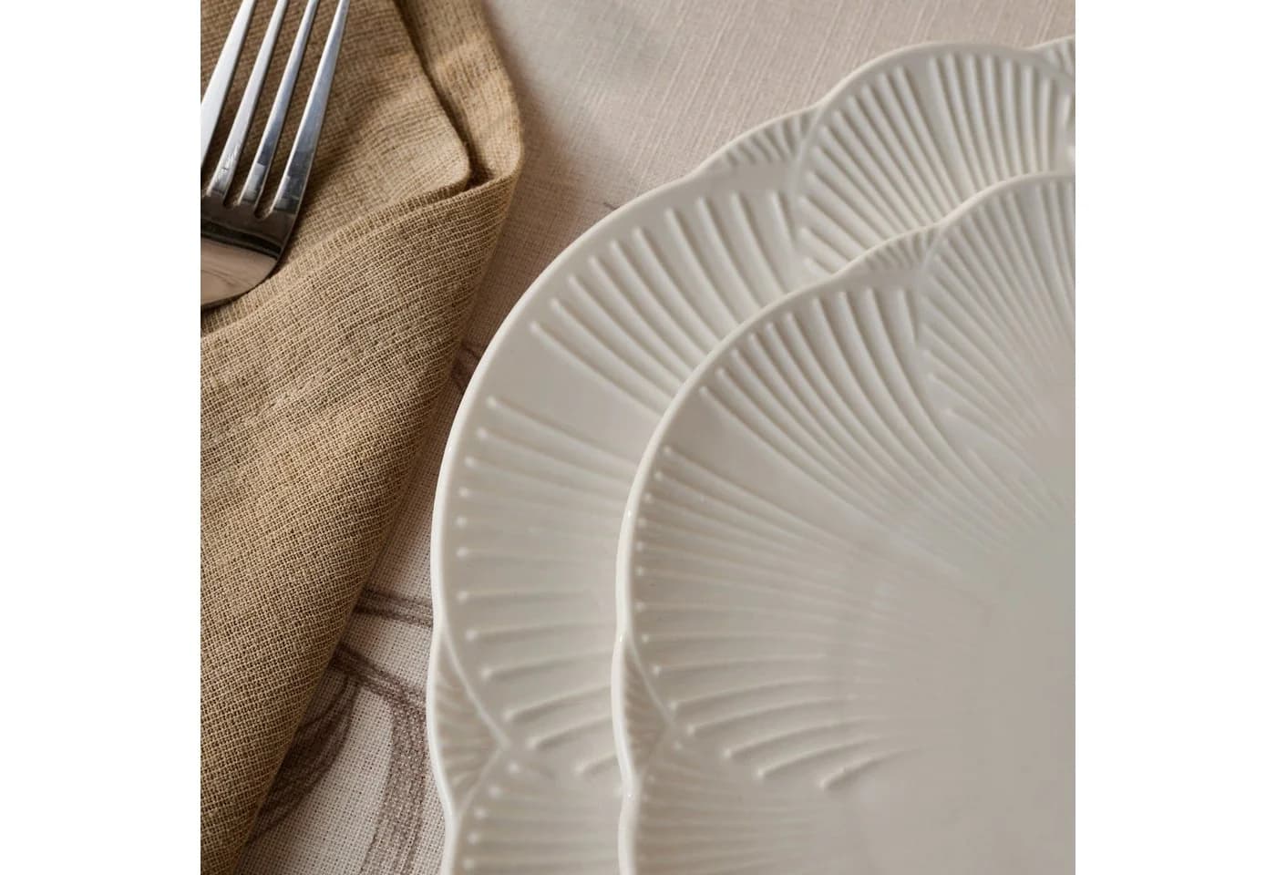 Karaca Geschirr-Set Bloom 24-teilig Bone China Weiß - Bild 5