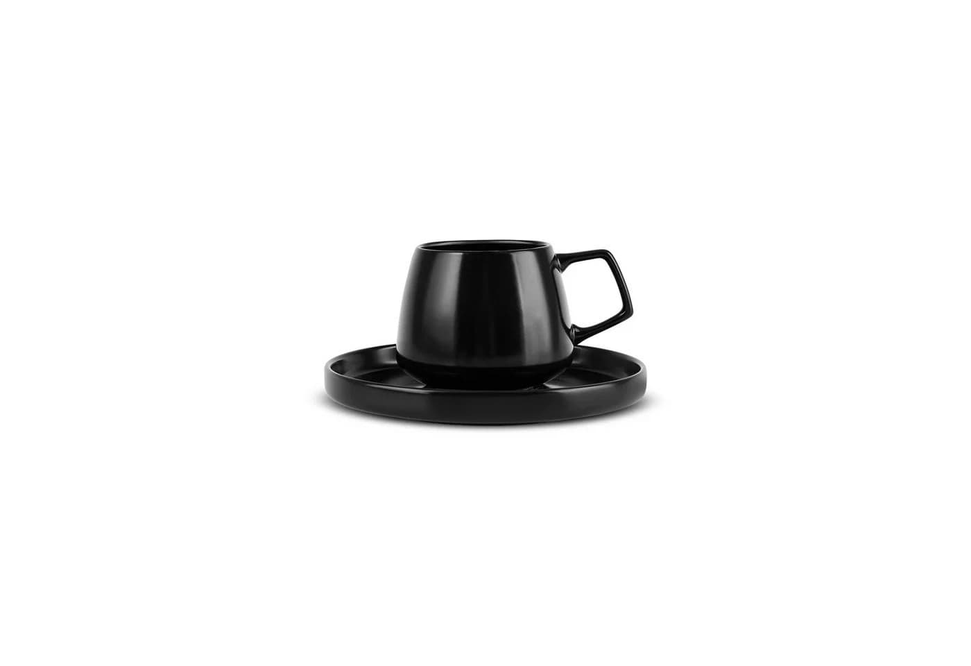 Karaca Streamline Saturn Kaffeetassen-Set 4-teilig Mattschwarz - Bild 5