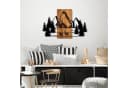 Wallity Wanddekoobjekt 100% Holz Metall Braun/Schwarz Bild 3