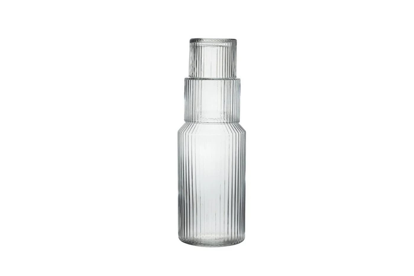 Hermia Concept Wasserkaraffe 100% Glas mit Trinkglasdeckel - Bild 2