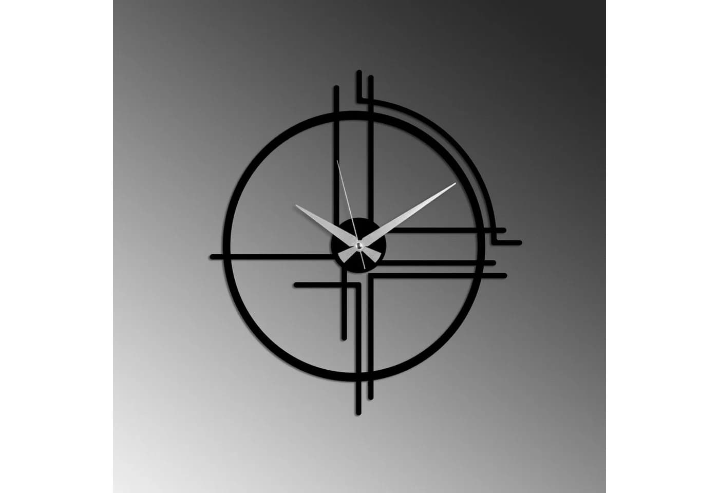 Wallity Wanduhr 100% METAL 49 x 44 cm - Bild 5