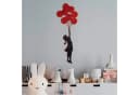 Wallity Wanddekoobjekt Mädchen mit Ballons aus Moos Bild 1