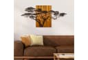 Wallity Wanddekoobjekt 100% Holz Bunt Handbemalt Bild 1
