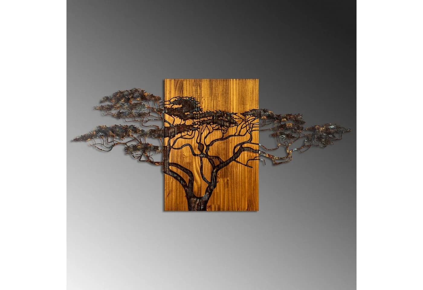 Wallity Wanddekoobjekt 100% Holz Bunt Handbemalt - Bild 3
