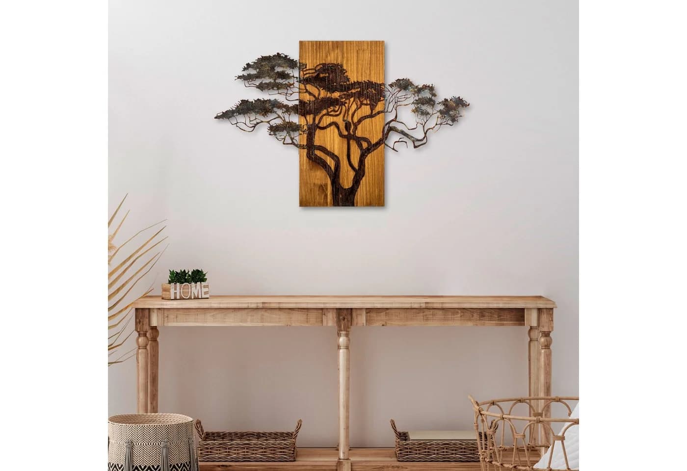 Wallity Wanddekoobjekt 100% Holz Handbemalt - Bild 2