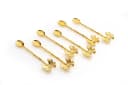 Hermia Concept Bestecklöffel 6er Set Gold 100% Metall Bild 2