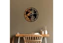 Wallity Wanduhr 100% WOODEN Holz Metall Bild 2