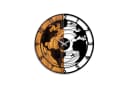 Wallity Wanduhr 100% WOODEN Holz Metall Bild 5
