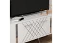 Skye Decor TV-Schrank Weiß Silber Argyle Design Bild 4