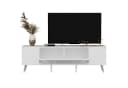 Skye Decor TV-Schrank Weiß Silber Argyle Design Bild 5