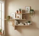 Skye Decor Wandregal 123 cm breit, modernes Design Bild 1