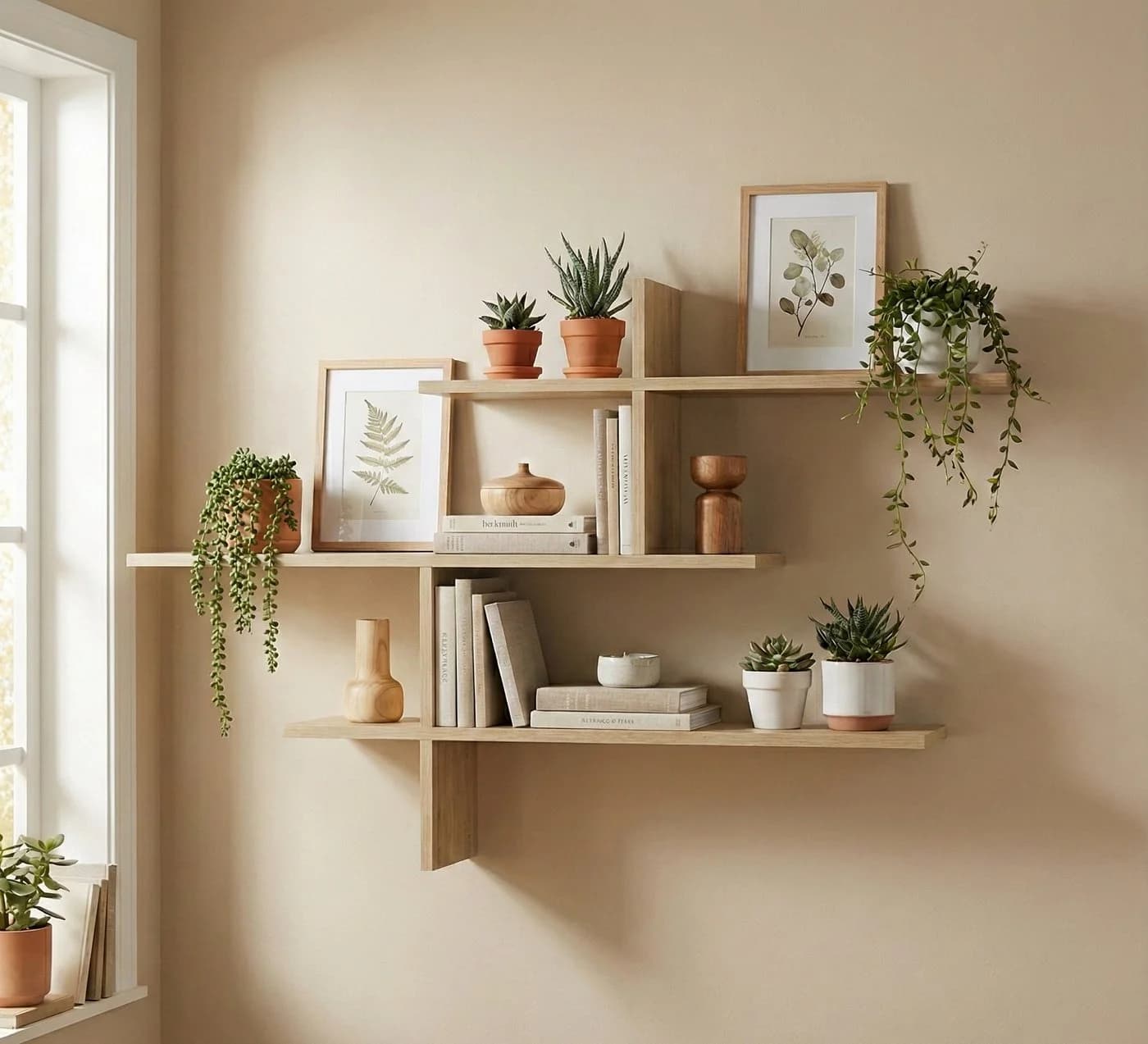 Skye Decor Wandregal 123 cm breit, modernes Design