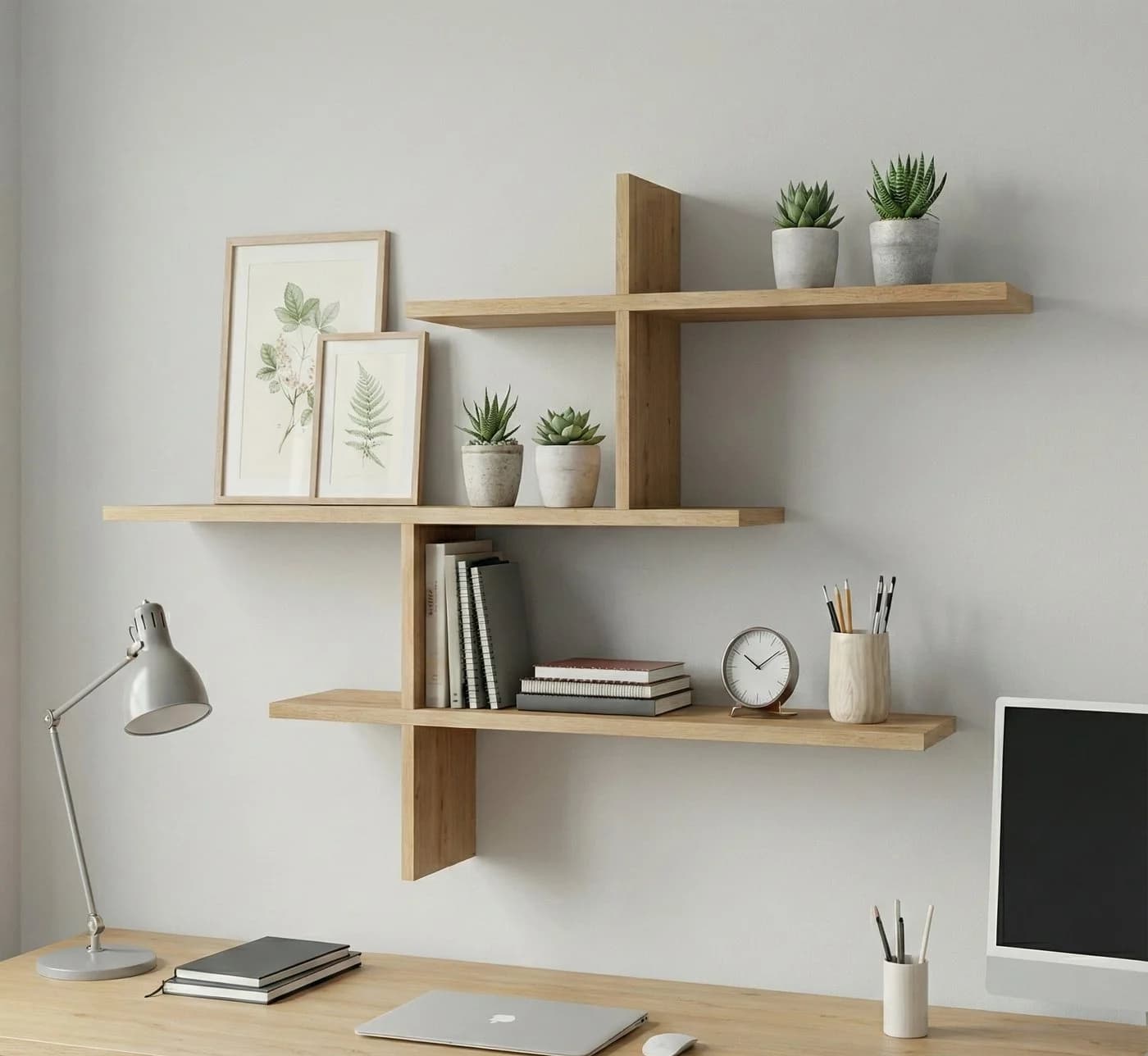 Skye Decor Wandregal 123 cm breit, modernes Design - Bild 5