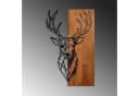 Wallity Wanddekoobjekt Holz Metall Walnuss Schwarz Bild 5