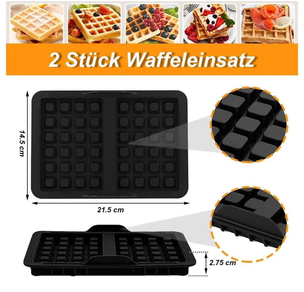 FOUORTUNATE-BEE Waffelform Silikon für Ninja Airfryer - Bild 3