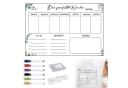 FOUORTUNATE-BEE Acrylglas Wochenplaner Abwischbar mit 6 Stiften Bild 1