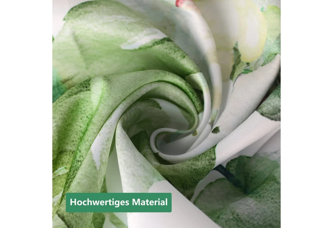 FOUORTUNATE-BEE Duschvorhang Blumen Polyester 180 cm - Bild 3