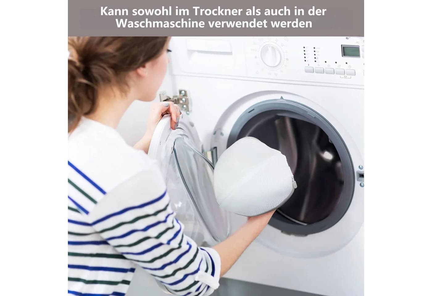 FOUORTUNATE-BEE Wäschenetz 4 Stück Halbkreisform für BH & Unterwäsche - Bild 4