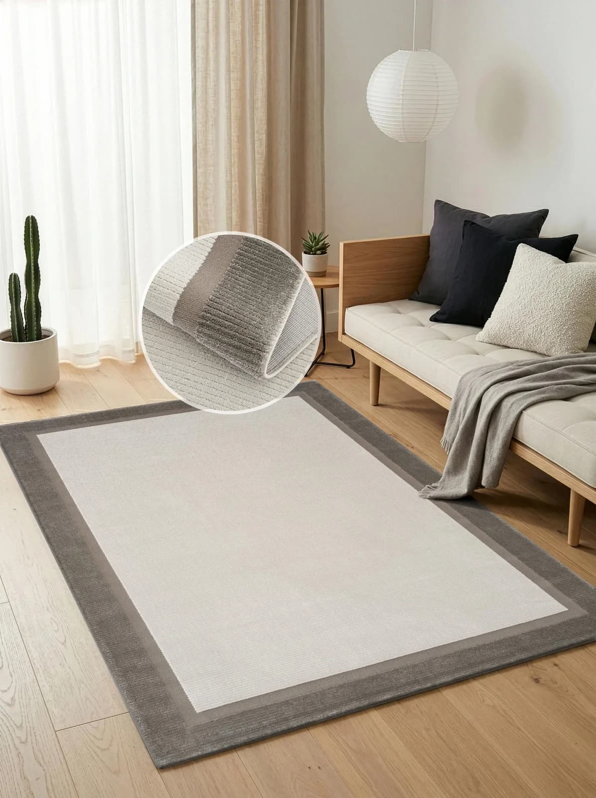 Calvin Klein HOME Teppich Dark Pulse Beige-Cream Modern