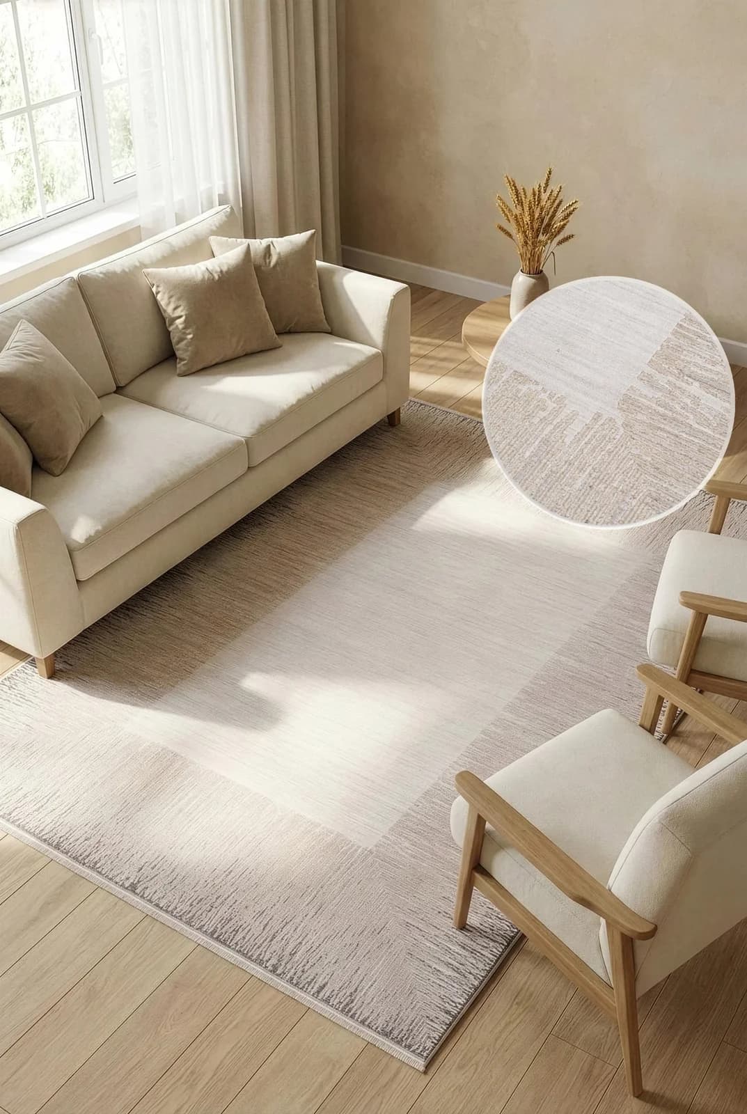 Calvin Klein Home Teppich Passages Grau Meliert