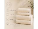 Ahsen Professional Handtuch Set 100% Baumwolle Cream Bild 1