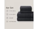 Ahsen Professional Handtuch Set 100% Baumwolle Grau 500/600 GSM Bild 1