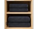 Ahsen Professional Handtuch Set 100% Baumwolle Grau 500/600 GSM Bild 3