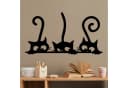 Wallity Wanddekoobjekt Metall Schwarz Modernes Design Bild 1