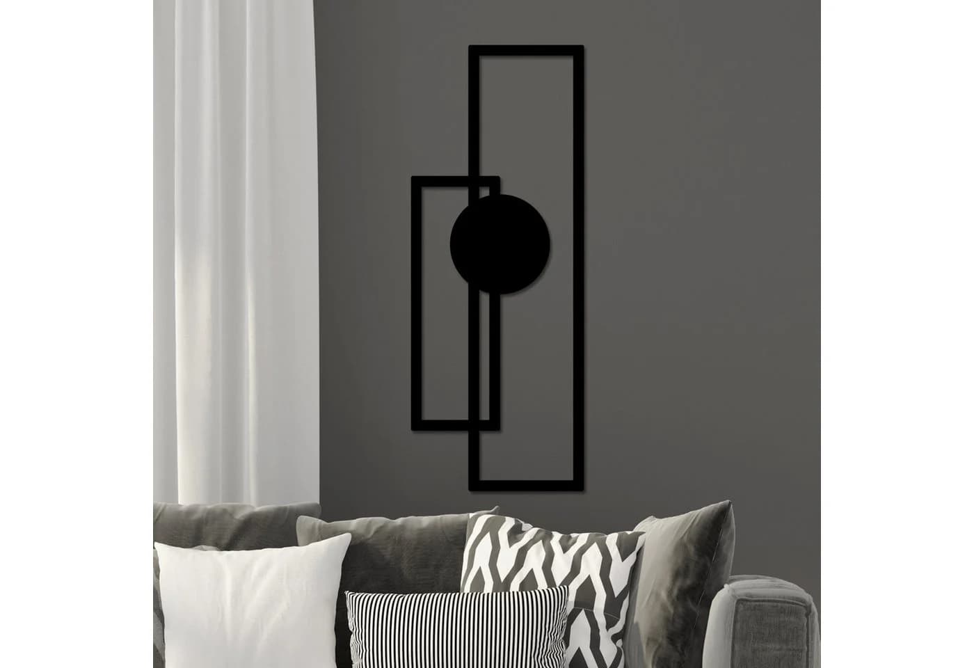 Wallity Wanddekoobjekt 100% Metall 32 x 85 cm - Bild 3