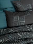 L'Essentiel Maison Bettwäsche Set Relax Petrol Blau, Ranforce, 2 teilig, 100% Baumwolle Bild 1