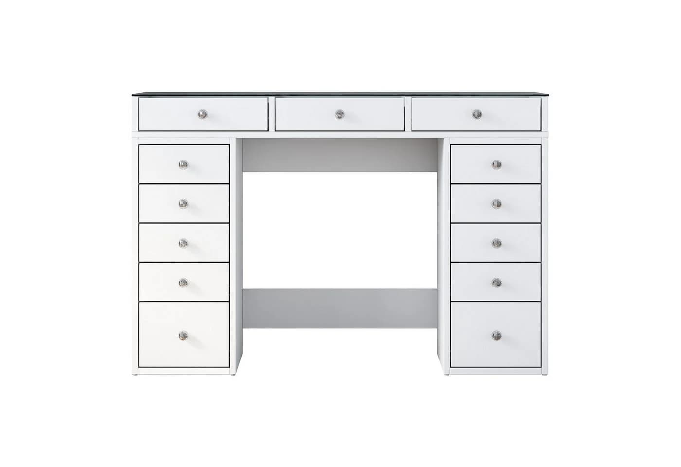 Skye Decor Schminktisch Weiß mit Spiegel und Schubladen - Bild 2