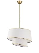 Opviq Kronleuchter Weiß-Gold Metall Körper E27 Bild 2